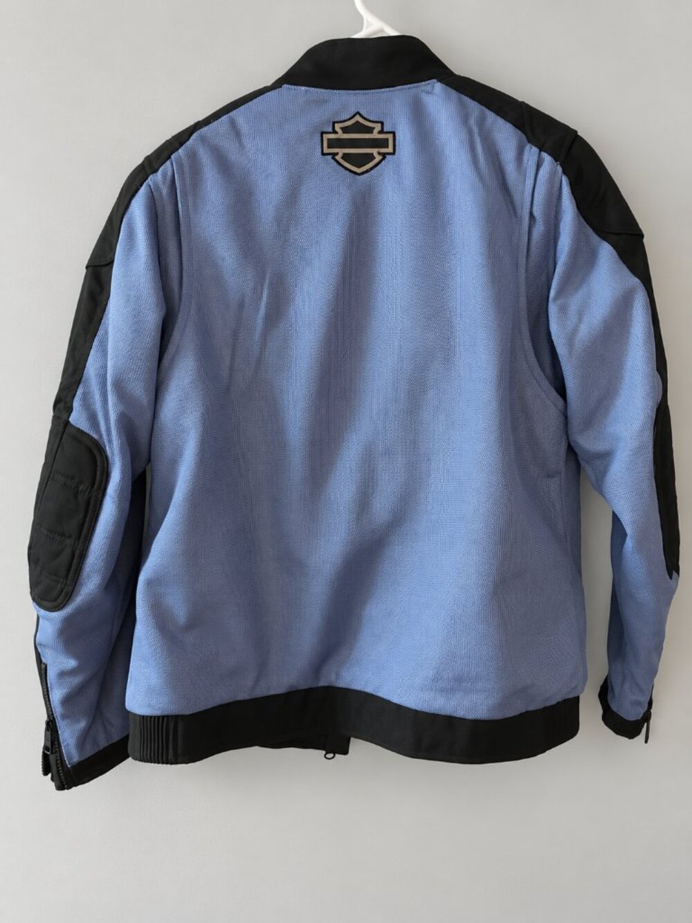 Harley-Davidson Women's Zephyr Mesh Motorcycle Jacket Large Colony Blue Black 97 - Picture 2 of 9